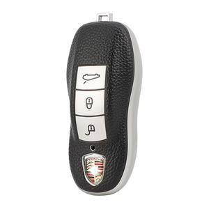 Funda protectora de cuero TPU para <span class=keywords><strong>llave</strong></span> remota de coche, accesorios para llavero, bolsa para <span class=keywords><strong>Porsche</strong></span> Cayenne/ Panamera/ Maca 911 718, 1 unidad - Product Image 1