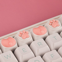 Millantech Unique Design Cat Paw Silicone Keycap Artisan Mechanical Gaming Keycap with Cute Cat Design