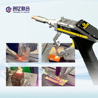 Nouveau soudeur laser portatif refroidi par air, boîtier entièrement en aluminium, ultra-léger 30 kg, alimentateur de fil à boucle rapide, combinaison libre