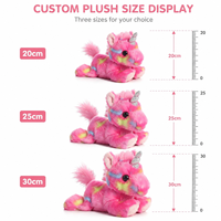 Fabricant de jouets en peluche licorne rose sur mesure, poupée personnalisée avec animal en peluche doux, vente en gros, faible MOQ, OEM, ODM