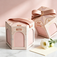 Boîte cadeau rigide en carton recyclé écologique personnalisée Forest Packing avec estampage à chaud doré pour cadeaux