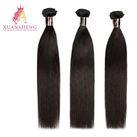 Extensions de cheveux humains brésiliens Remy vierges 100 % naturels, tissage double trame, toutes couleurs compatibles, vente en gros