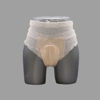 Culottes hygiéniques jetables super absorbantes pour la nuit, imprimées 3D, avec protection anti-fuites, feuille arrière imperméable biodégradable, blanches
