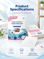 Feuilles de lessive écologiques, protection des couleurs, détachant, feuilles de lavage concentrées, savon à lessive en feuilles, OEM