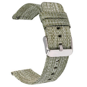 <span class=keywords><strong>Bracelet</strong></span> de montre à dégagement rapide en toile tissée, compatible avec les montres intelligentes Samsung Huawei, <span class=keywords><strong>bracelet</strong></span> de remplacement - Product Image 2