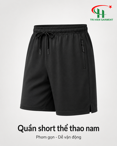 High Quality Plain <b>Black</b> Jogging <b>Shorts</b> <b>Men</b> Side Split Hem Secure Zipper Pocket Breathable Workout Clothing - Product Image 2