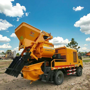 Camión Mezclador de Concreto Comercial de 50kW con Doble Potencia, Patas Hidráulicas Inteligentes, Motor de Doble Eje HBT para Nuevas Construcciones - Product Image 1