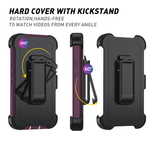 2-in-1 Pc vành đai Clip Bao Da Thiết bị di động trường hợp điện thoại cho Google Pixel 9 Pro XL với khung chống sốc bảo vệ Bìa - Product Image 5