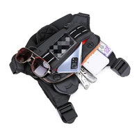 Gilet de course réfléchissant ultra-léger, respirant et résistant à l'eau, multi-poches, sangle réglable, pour jogging, cyclisme, randonnée