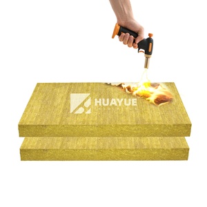 HUAYUE Venta al por mayor Aislamiento <span class=keywords><strong>de</strong></span> construcción 100kg/m3 50mm Aislamiento <span class=keywords><strong>de</strong></span> lana mineral Tablero <span class=keywords><strong>de</strong></span> lana <span class=keywords><strong>de</strong></span> roca - Product Image 1
