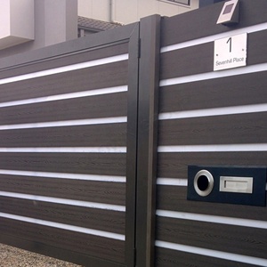 Valla wpc para el hogar, panel <span class=keywords><strong>de</strong></span> cercado <span class=keywords><strong>de</strong></span> <span class=keywords><strong>madera</strong></span> resistente a los rayos UV - Product Image 3