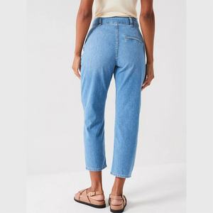 Pantalones Vaqueros Clásicos de Primavera/Verano para Mujer, Corte Ajustado, Tiro Medio, Estilo Clásico, Pantalones de Mezclilla para Mujer - Product Image 2