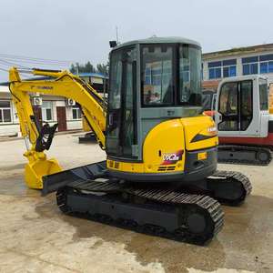 Mini-excavatrice Yanmar Vio55 d'occasion, fabrication japonaise, système hydraulique d'occasion, tout-terrain, prête à être expédiée dans le monde entier - Product Image 1