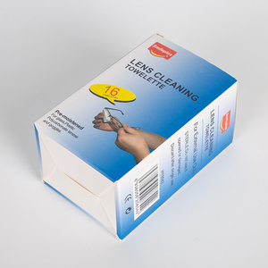 Lingettes nettoyantes et désinfectantes multi-usages jetables anti-buée pour lunettes avec boîte de présentation - Product Image 5