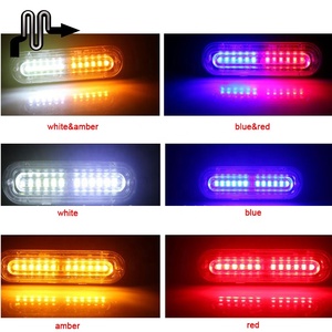 12-24v 4D Car Emergency <strong>Light</strong> <strong>Red</strong> Blue Green Amber 10 <strong>Led</strong> Grille Strobe <strong>Light</strong> Warning <strong>Light</strong> - Product Image 5