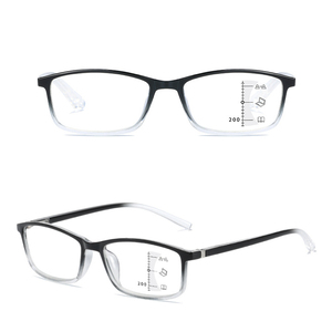 <span class=keywords><strong>Lentes</strong></span> progresivas Gafas de lectura <span class=keywords><strong>para</strong></span> hombres TR90 Marco Delgado Purple Power Ratings 1,75 1,00 - Product Image 3
