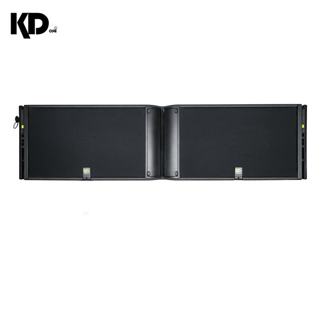 Professional Dual 12-Inch Neodymium Titanium Alloy Passive Line Array Speaker System 147dB Max SPL for Large Stage Concert Live