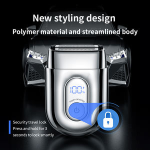 Индивидуальная портативная электробритва для мужчин FK-707 Водонепроницаемая перезаряжаемая электробритва из алюминиевой фольги для мужчин - Product Image 3