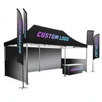 Tente de salon professionnelle robuste pour l'extérieur 10x20 6m, imperméable, facile à monter, design pliable, modèle à structure en acier, auvent pour événements