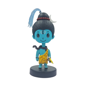 Statuette décorative en résine de Shiv Shankar pour tableau de bord de voiture, décoration spirituelle hindoue pour la maison et le bureau - Product Image 1