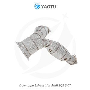 Prix d'usine <span class=keywords><strong>YT</strong></span>, acier inoxydable SS304, épaisseur 1,5 mm, finition miroir, collecteur d'échappement de course, double convertisseur catalytique, isolation thermique - Product Image 6