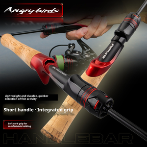 Caña de Pescar Transfronteriza Comere Firebird Solid Horse Mouth para Micro-caña de Carbono Ultra-Suave, Caña de Carretera con Boca Curvada, 120g - Product Image 2