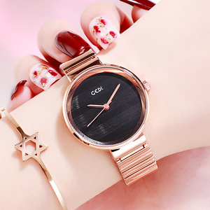 Reloj Minimalista de Aleación para Mujer con Correa de Bambú, Reloj de Pulsera de Cuarzo, Venta al Por Mayor - Product Image 4