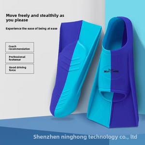 Palmes de plongée techniques professionnelles légères en silicone pour adultes et enfants, pour entraînement de natation et de plongée, ensemble de palmes courtes et complètes pour la plongée - Product Image 3