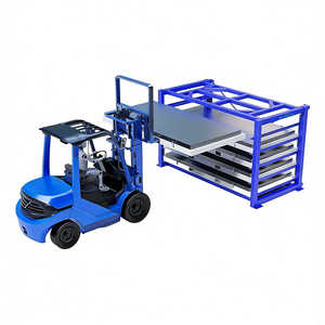 Estante Vertical de Alta Capacidad para Láminas Metálicas |   Sistema de Bandejas Rodantes Compatible con Montacargas - Product Image 3