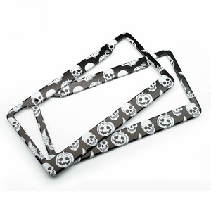 Wholesale New Arrival US Standard Vintage Aluminum Alloy Car License Plate Frame,Camouflage License Plate Frame - Product Image 3