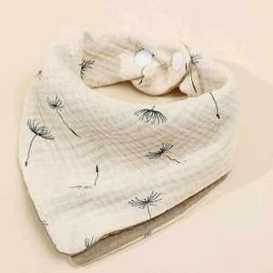 Bavoir pour bébé en coton 100% lavable, imprimé, six couches, rotation à 360 degrés, bavoir pour tout-petit, bavoir en gaze pour bébé - Product Image 3