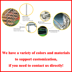 Chất Lượng Cao Thép Không Gỉ 316 Trong Nhà Cầu Thang Lối Đi Lan Can Hiên Lan Can Tùy Chỉnh Thép Thanh Rắn Lan Can Cho Phật Sơn Nhà Máy - Product Image 4