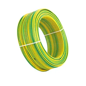 Electric Wire Nh-bv Fire Resistant Cable As Low Smoke Halogen Free Pvc Insulation Building Wire Electrical Wire Grounding