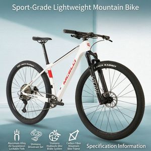 Bicicleta de Montaña MCELO PRO de Carbono de 29 Pulgadas, <span class=keywords><strong>M5100</strong></span>, 12 Velocidades, Eje Pasante Boost, Horquilla de Suspensión VICINI, Conducción Cómoda en Carretera - Product Image 1