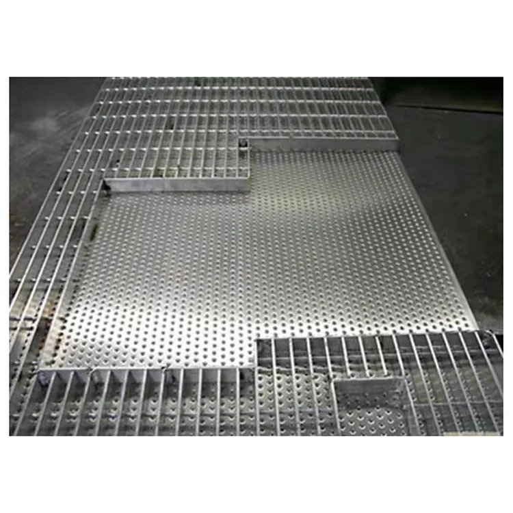 Anti slippen raspen/gekarteld bar metalen vloer grid/plain flat bar staal raspen