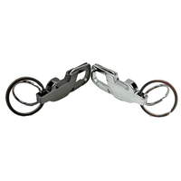 Porte-clés multifonctionnel, durable, léger, cadeau promotionnel tendance, couteau, logo gravé au laser personnalisé, imprimé UV, métal en zinc