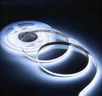 Bande LED 12V 384 LED 8mm CRI 90+ 5m, Ruban LED Ultra-Fin Couleurs Véritables pour Rétroéclairage TV Chambre et Meuble