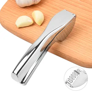 Utensilio de cocina, trituradora de ajo de aleación de Zinc, exprimidor Manual, herramienta de prensa de ajo