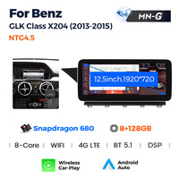 MEKEDE Android 14 8+256G Car-Play Auto Multimedia Navigasi untuk Benz GLK Class X204 NTG4.0 NTG4.5 Radio Mobil BT DSP