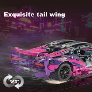 1280 PCS 2024 New Arrivals Mini Figures Technology <b>Racing</b> Sports <b>Car</b> Building Blocks Construction <b>Toy</b> for 5 to 7 Year Olds - Product Image 4