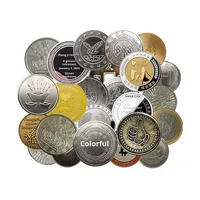 Jetons de jeu personnalisés, jetons en métal en acier inoxydable vierges, machines de jeu à jetons, 1G dur, anti-contrefaçon, sur mesure, brillant