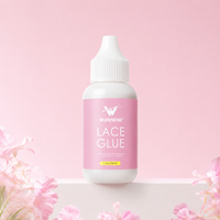 Colle pour perruques en dentelle, flacon de 38 ml, avec étiquetage de couleur personnalisable, emballage fabriqué en Chine et au Guatemala