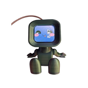 Support de charge pour montre robot miniature 3D en plastique, décoration de bureau créative, cadeau - Product Image 1