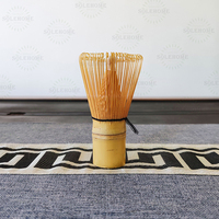 Ensemble d'accessoires pour matcha en bambou écologique, 6 pièces, bol antidérapant et chasen durable avec logo personnalisé pour les ensembles de café et de thé