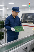 Circuit imprimé Rogers double face personnalisé, épaisseur 1,575 mm, haute fréquence RF/Micro-ondes, finition de surface ENIG, cuivre 30 µm, 50x60 mm, OEM/ODM