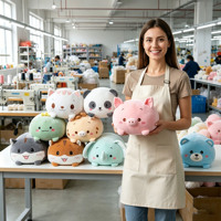 Jouets en peluche personnalisés de plusieurs tailles, ultra doux et mignons, animaux en peluche, poupées, éléphant, girafe, lapin, panda, ours pour cadeaux de Noël