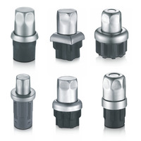 Vis de réglage des pieds, support fixe, bouchon de pied en acier inoxydable, 38 mm, usage commercial intensif