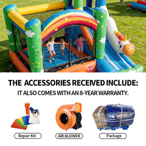 AirFunPro Moonwalk - Castillo Inflable Comercial con Diseño de My Little Pony y Pokémon, para Niños, de PVC, con Capacidad para 10 Personas - Product Image 4