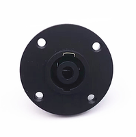 Connecteur femelle audio XLR grand format 10A à quatre broches, pour câble d'amplificateur et haut-parleur, boîtier ABS, cuivre, 4p, 60V, IP65