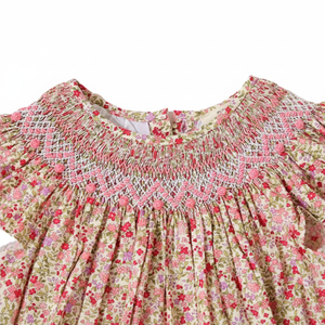 Premium Hand Smocked Baby Clothing Girls Bishop Dress 100 Cotton Embroidery <b>Toddler</b> Boutique Clothes Vietnam Manufacturer - Product Image 5